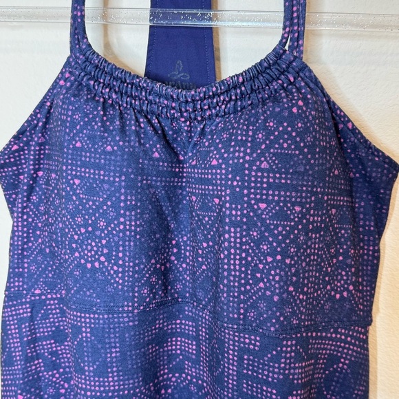 Prana Navy Blue with Pink print size 4 - Picture 5 of 13
